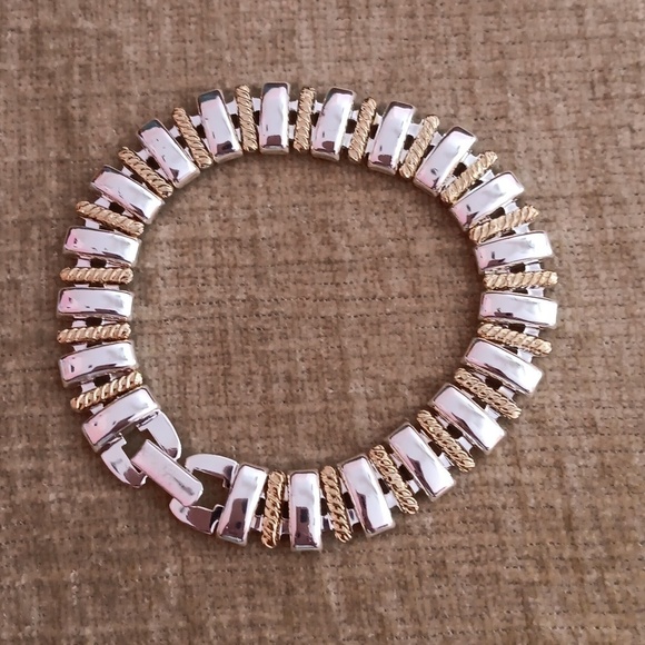 Napier Gold Silver Tone Bracelet - Picture 8 of 8